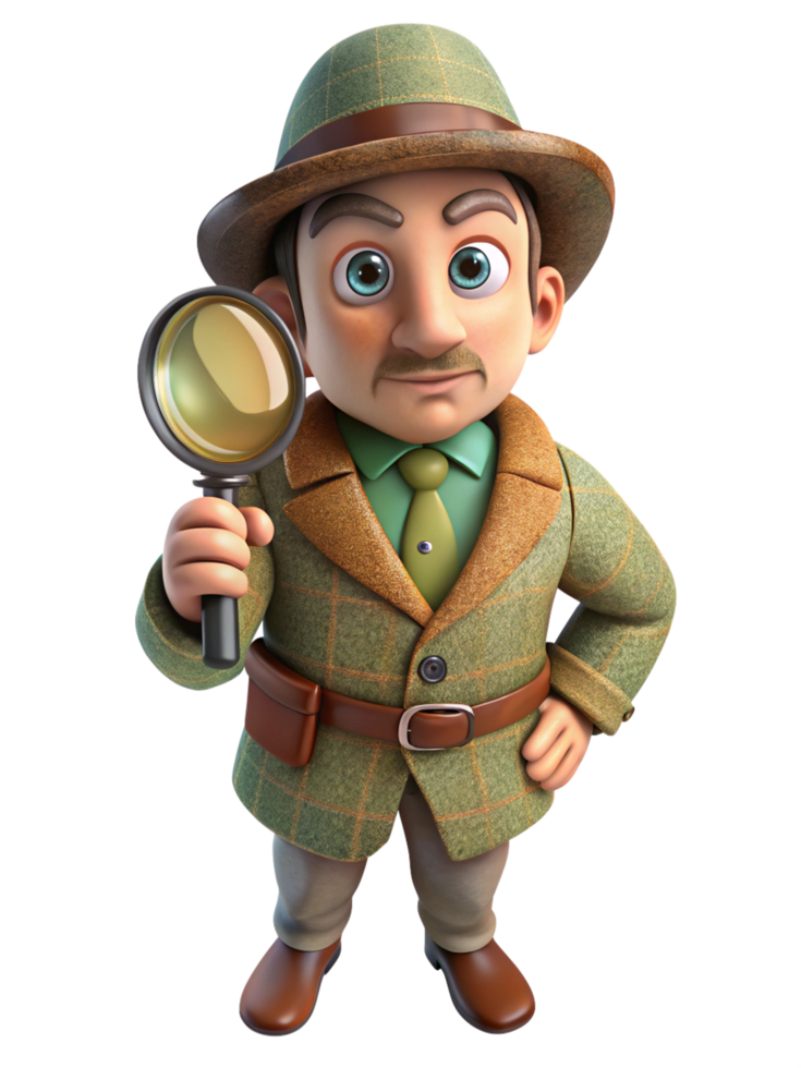 شخصية كرتونية تحمل لغز